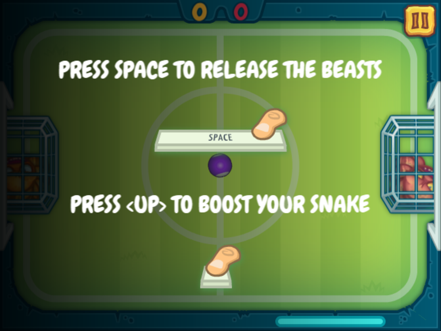 Soccer Snakes Game How To Play Screenshot.