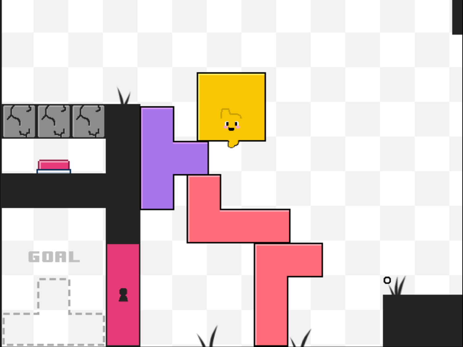 Soul Shape Game Square Breaking Blocks Screenshot.