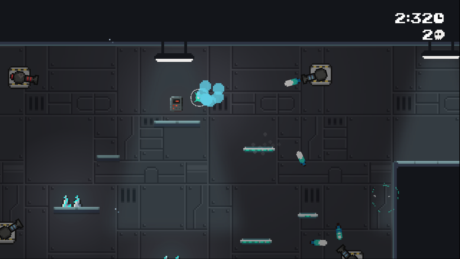Space Survival Game Final Level Screenshot.