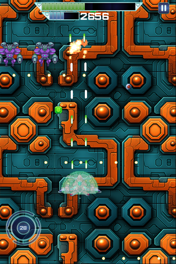 Spaceship Destruction Game Next Level Screenshot.