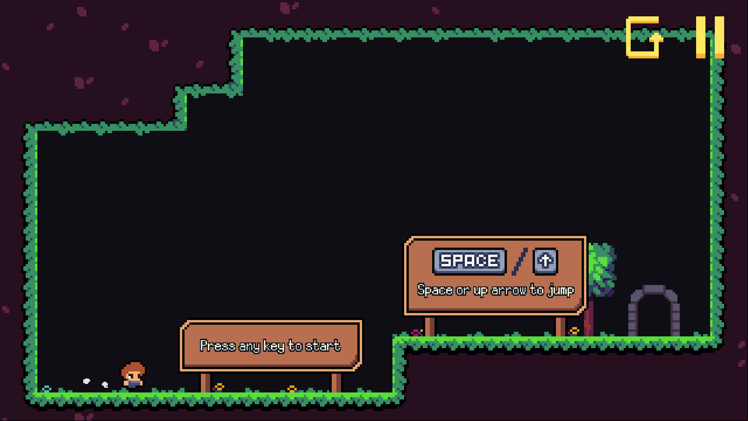 Speedy Steve Game How to Jump Screen Screenshot.