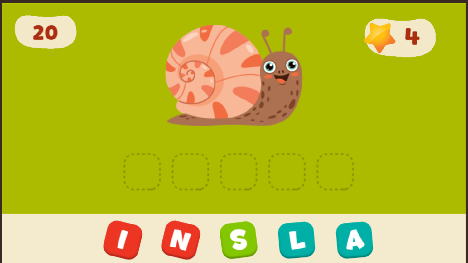 Spell Safari Game Next Level Screenshot.