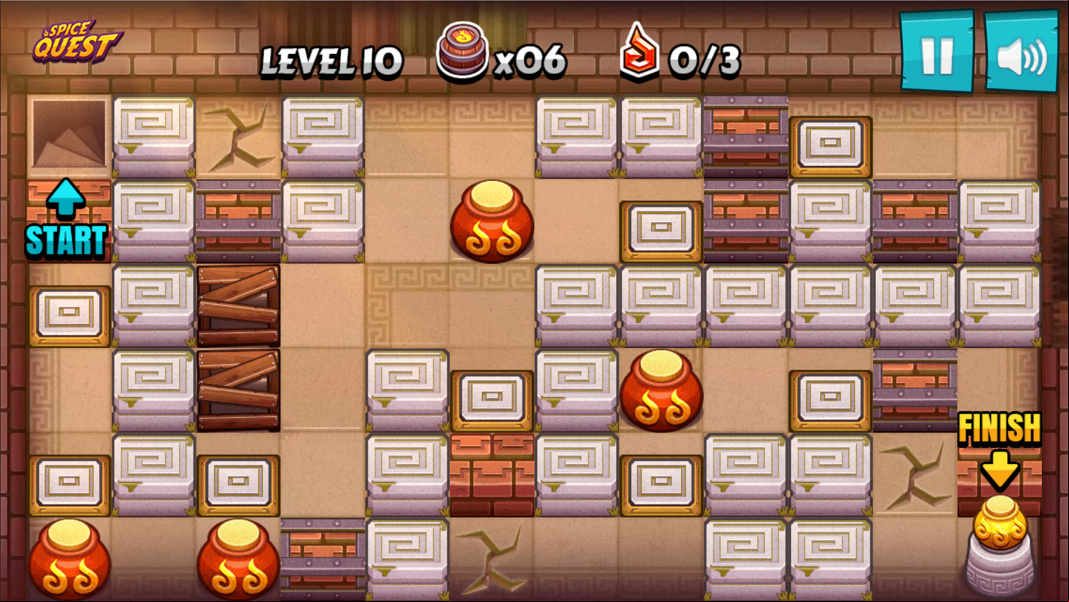 Spice Quest Game Screenshot.