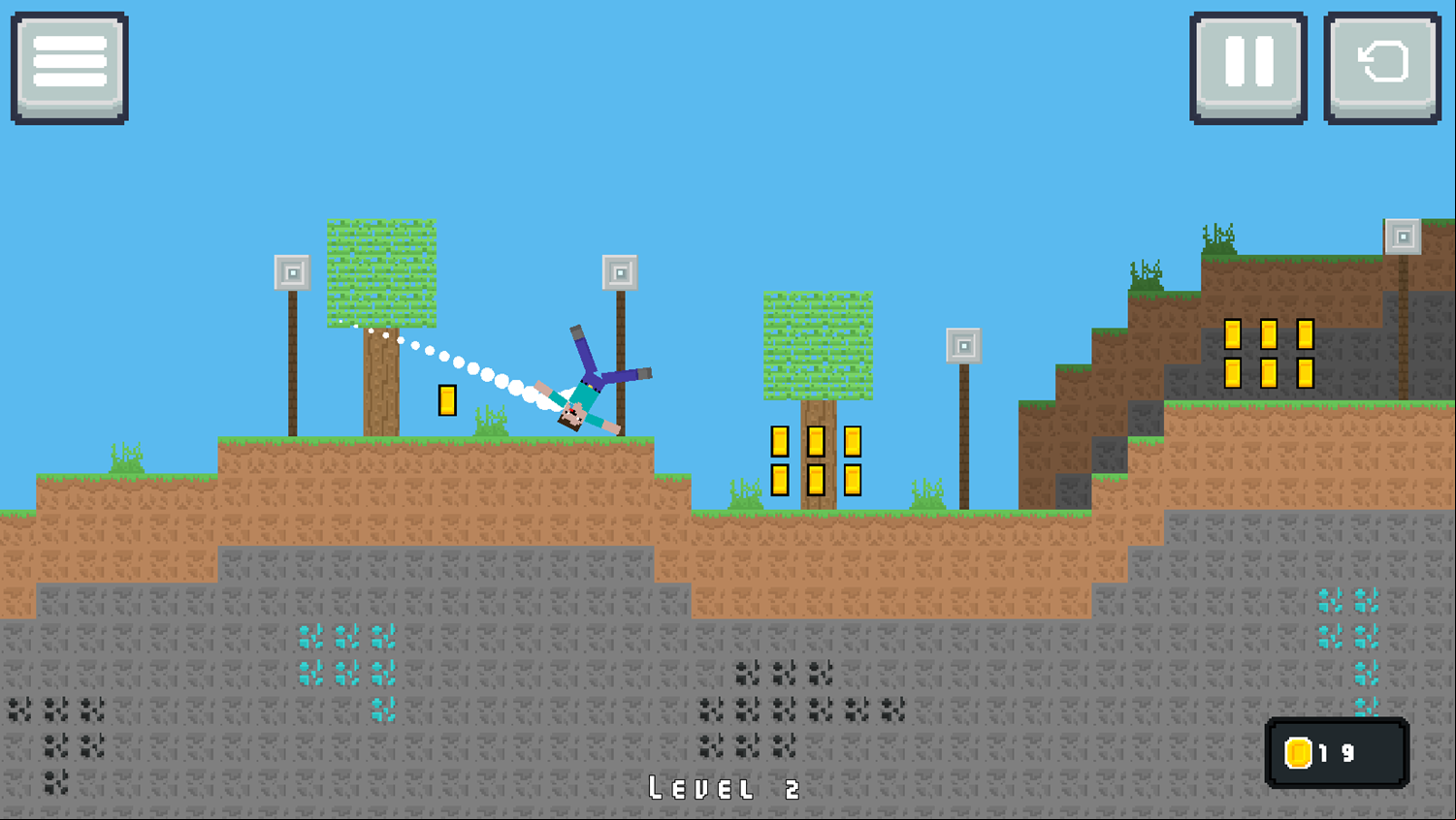 Spider Noob Gameplay Screenshot.