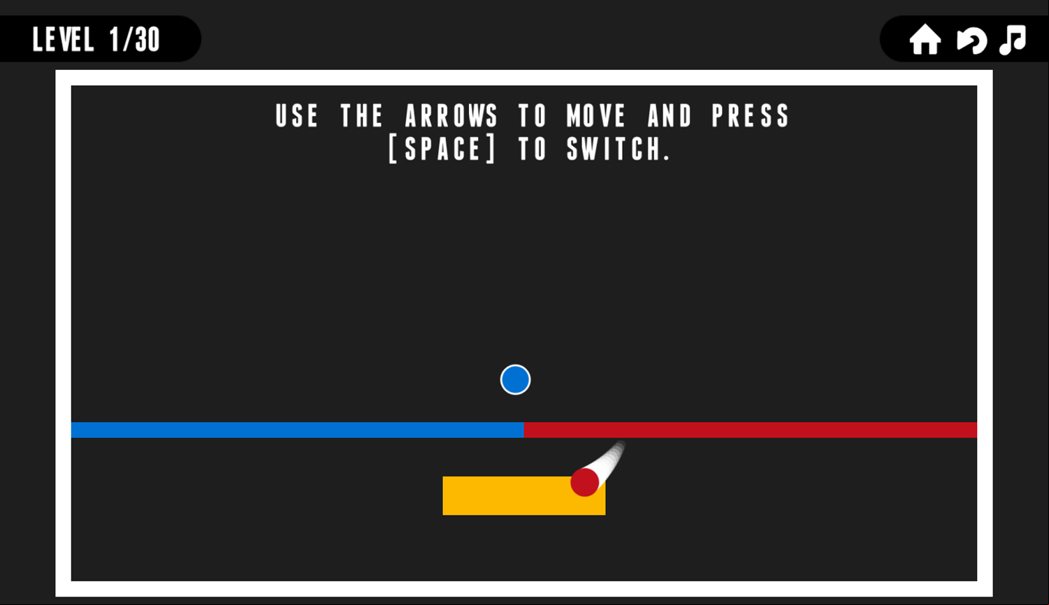 Spin Move Game Level Play Screenshot.