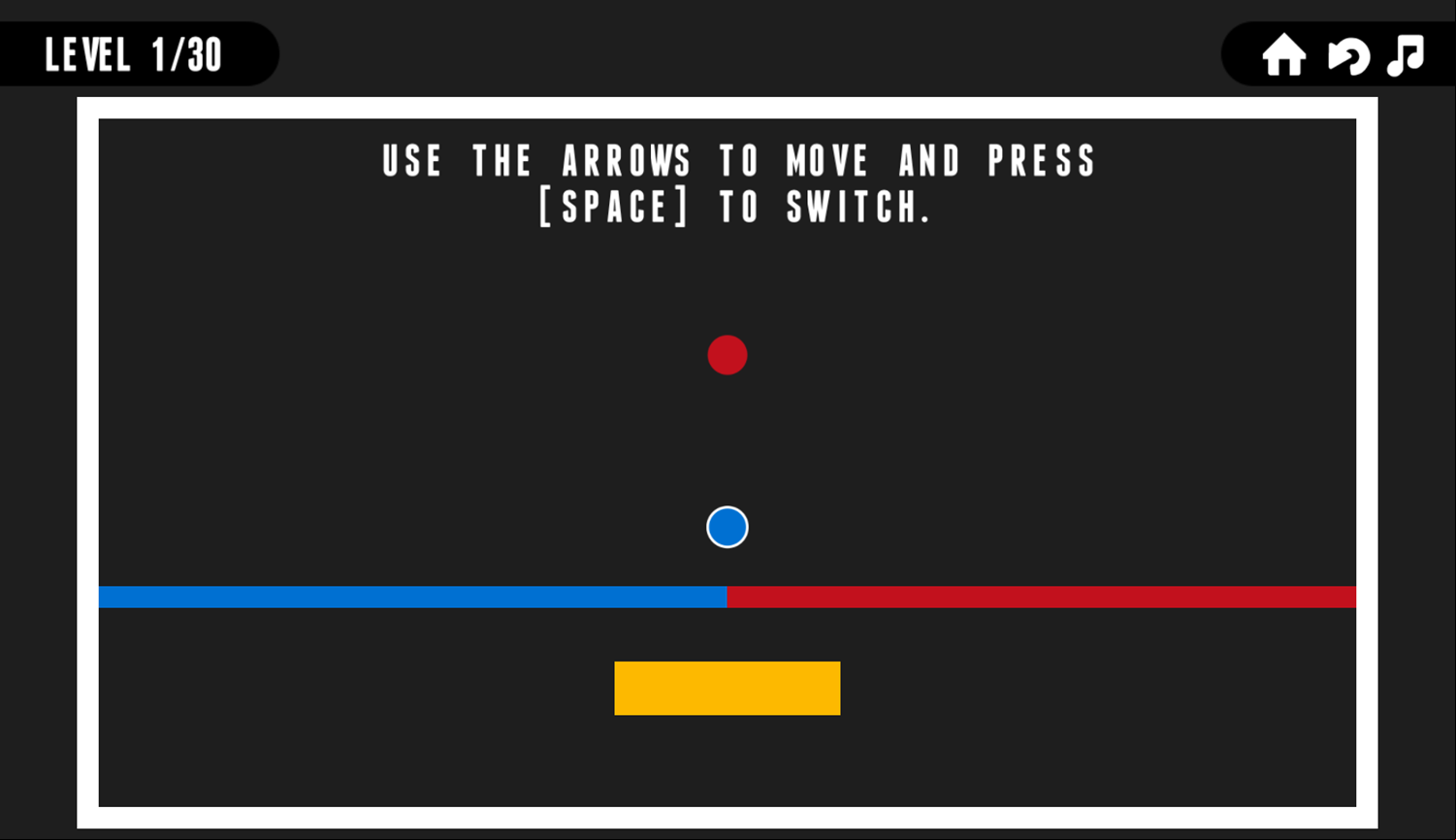 Spin Move Game Level Start Screenshot.