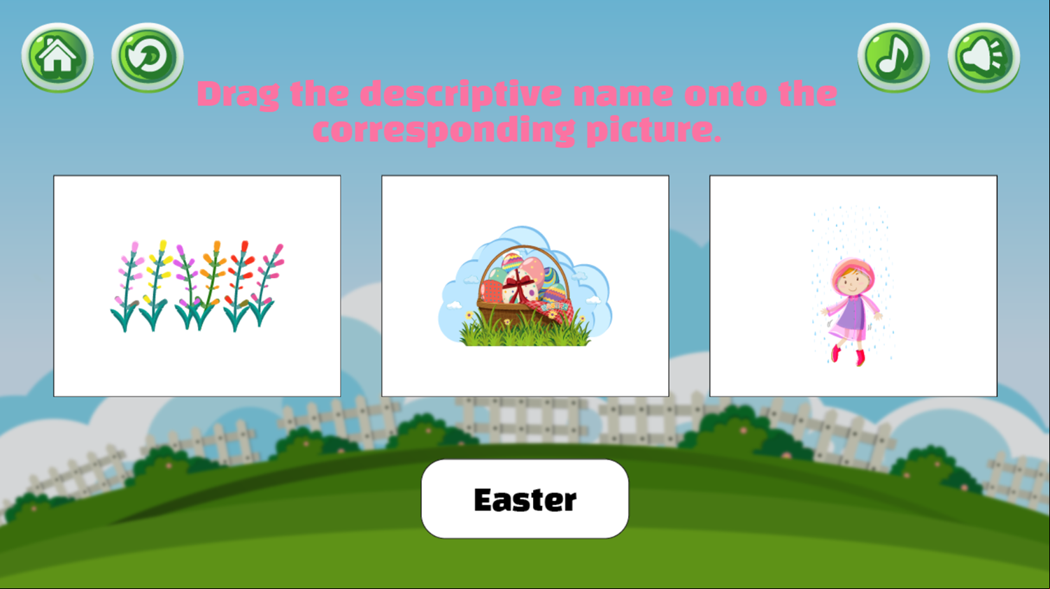 Spring Comes Game Level Start Screenshot.
