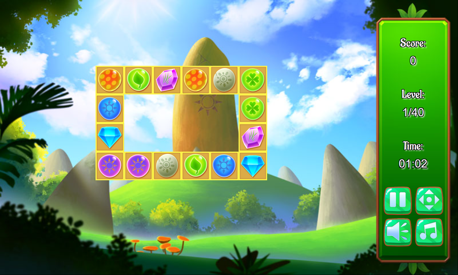 Spring Grabbers Game Start Screenshot.
