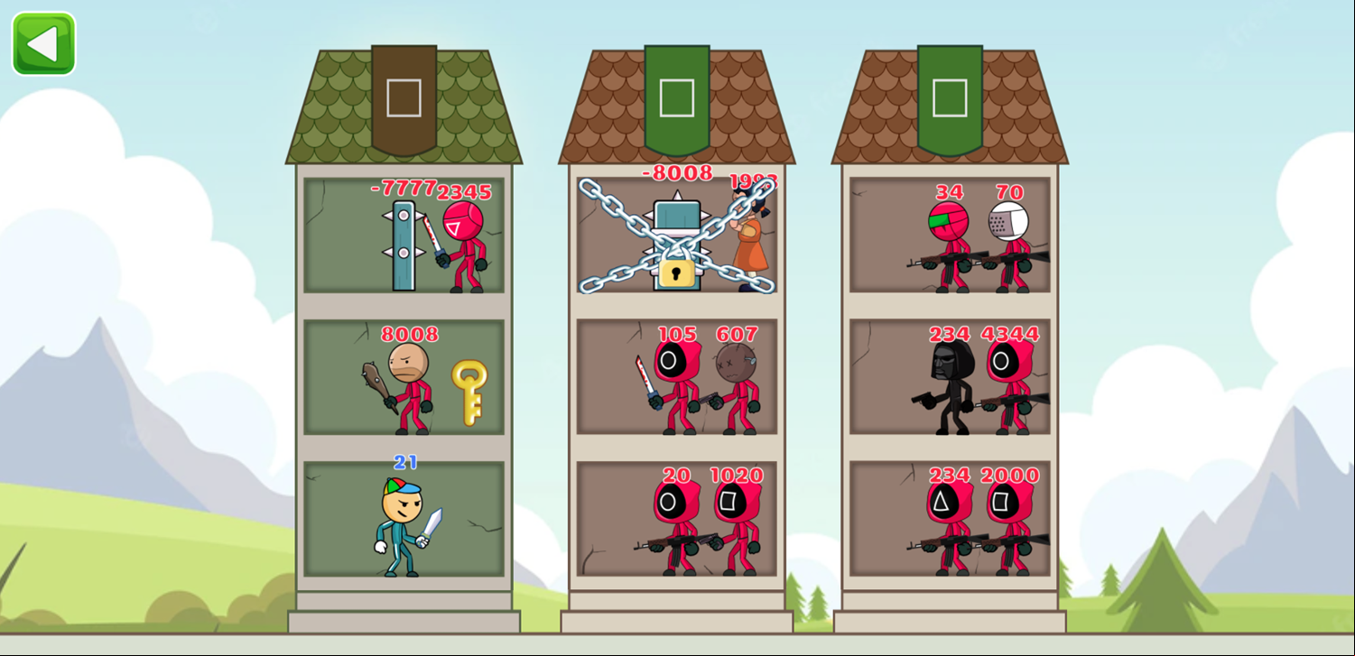 Squad Tower Game Final Level Screenshot.