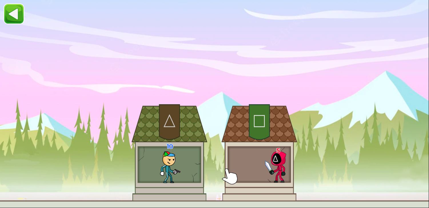 Squad Tower Game First Level Screenshot.