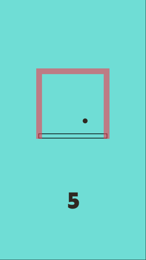 Square Ricochet Game Play Screenshot.