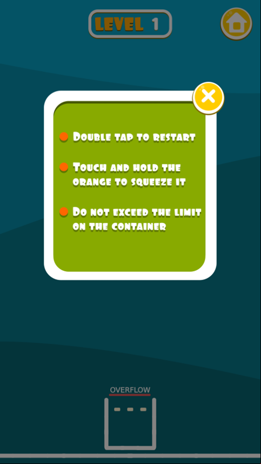 Squeeze Oranges Game How To Play Screenshot.