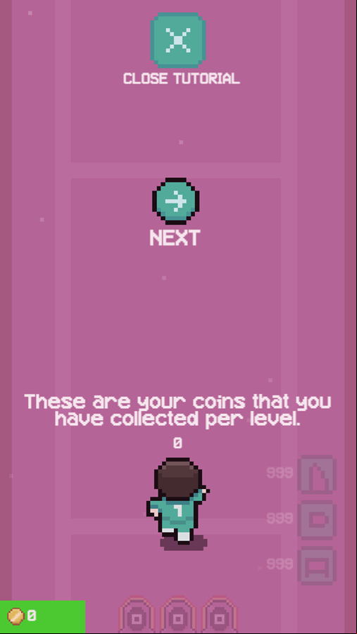 Squid Run Game Coin Collected Screenshot.