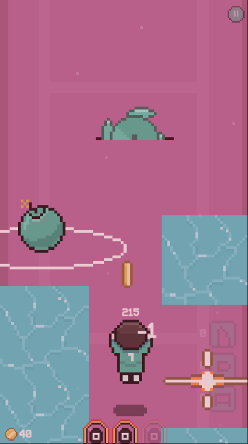 Squid Run Game Progress Screenshot.