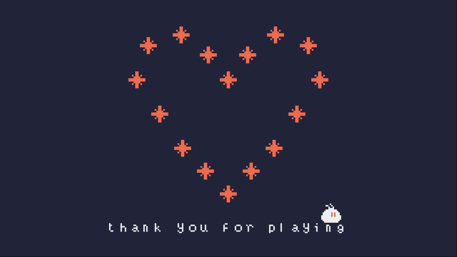 Star Collector Game Complete Screen Screenshot.