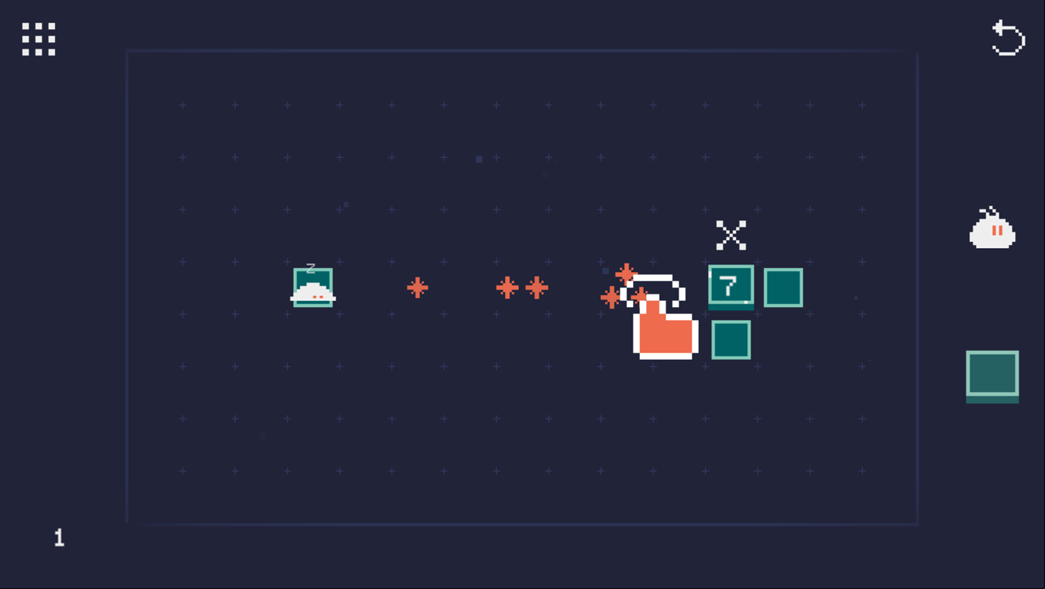 Star Collector Game Level 1 Screenshot.