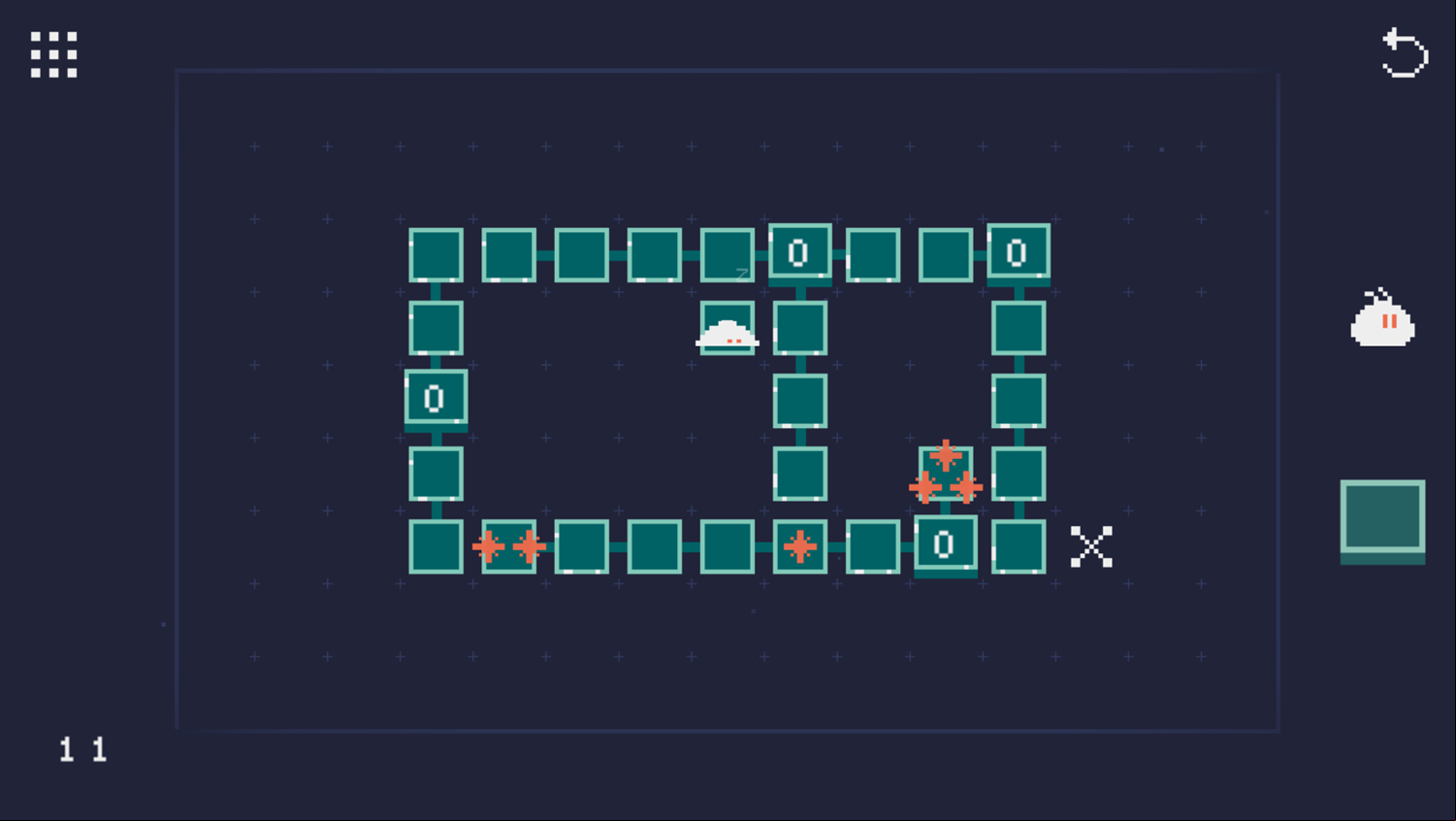 Star Collector Game Level 11 Screenshot.