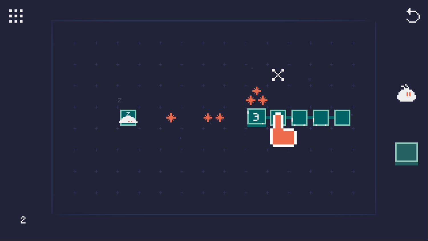 Star Collector Game Level 2 Screenshot.