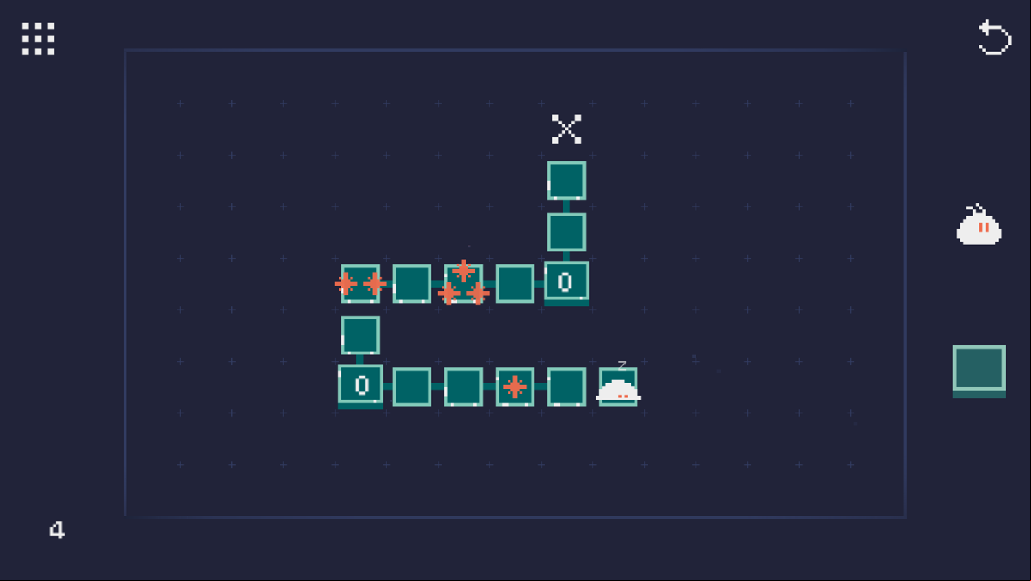 Star Collector Game Level 4 Screenshot.
