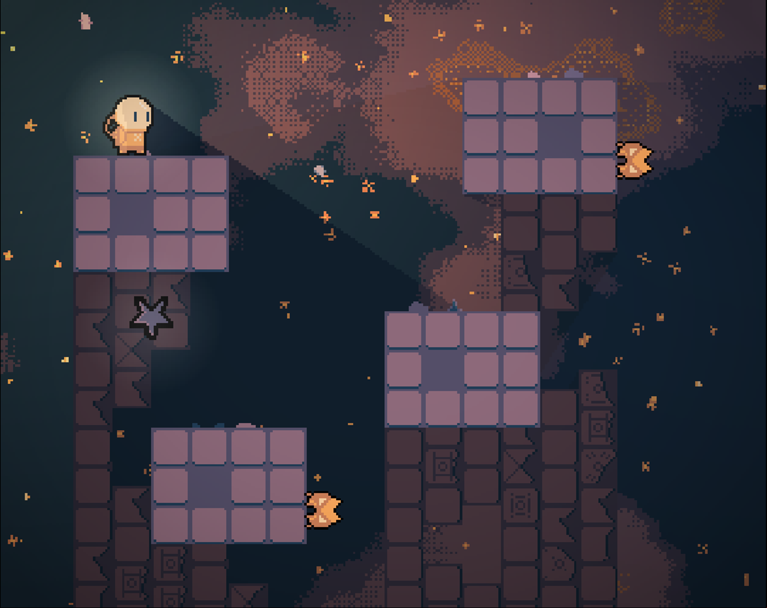 Starcatcher Game Final Level Screenshot.
