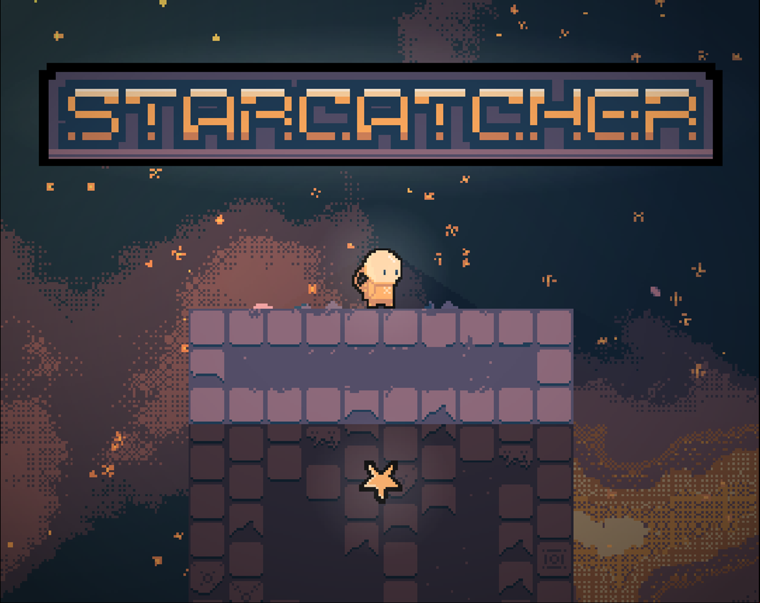 Starcatcher Game Welcome Screen Screenshot.