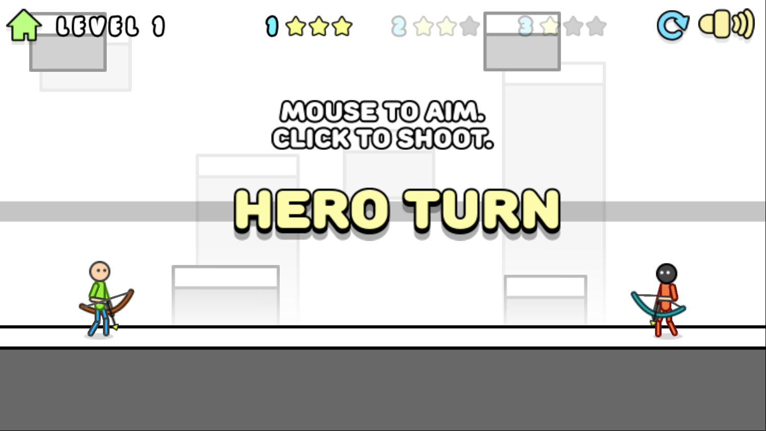 Stick Archery Game How to Play Screenshot.