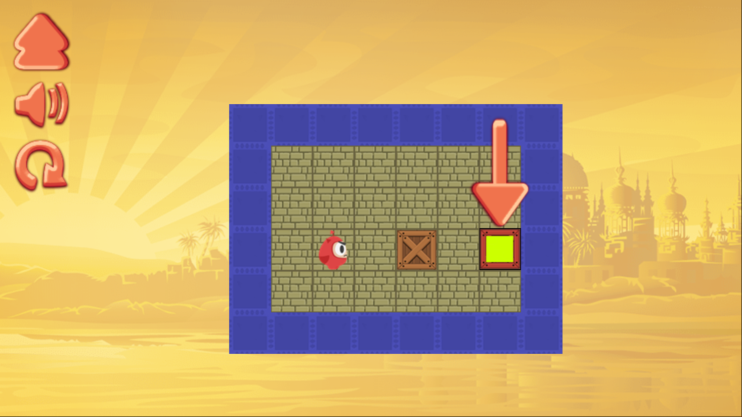 Storage Storage Game Level Start Screenshot.