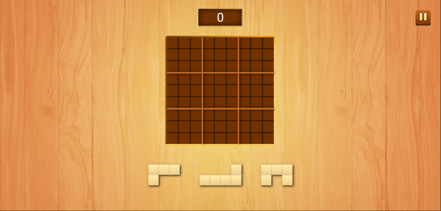 Sudoku Blocks Game Screenshot.