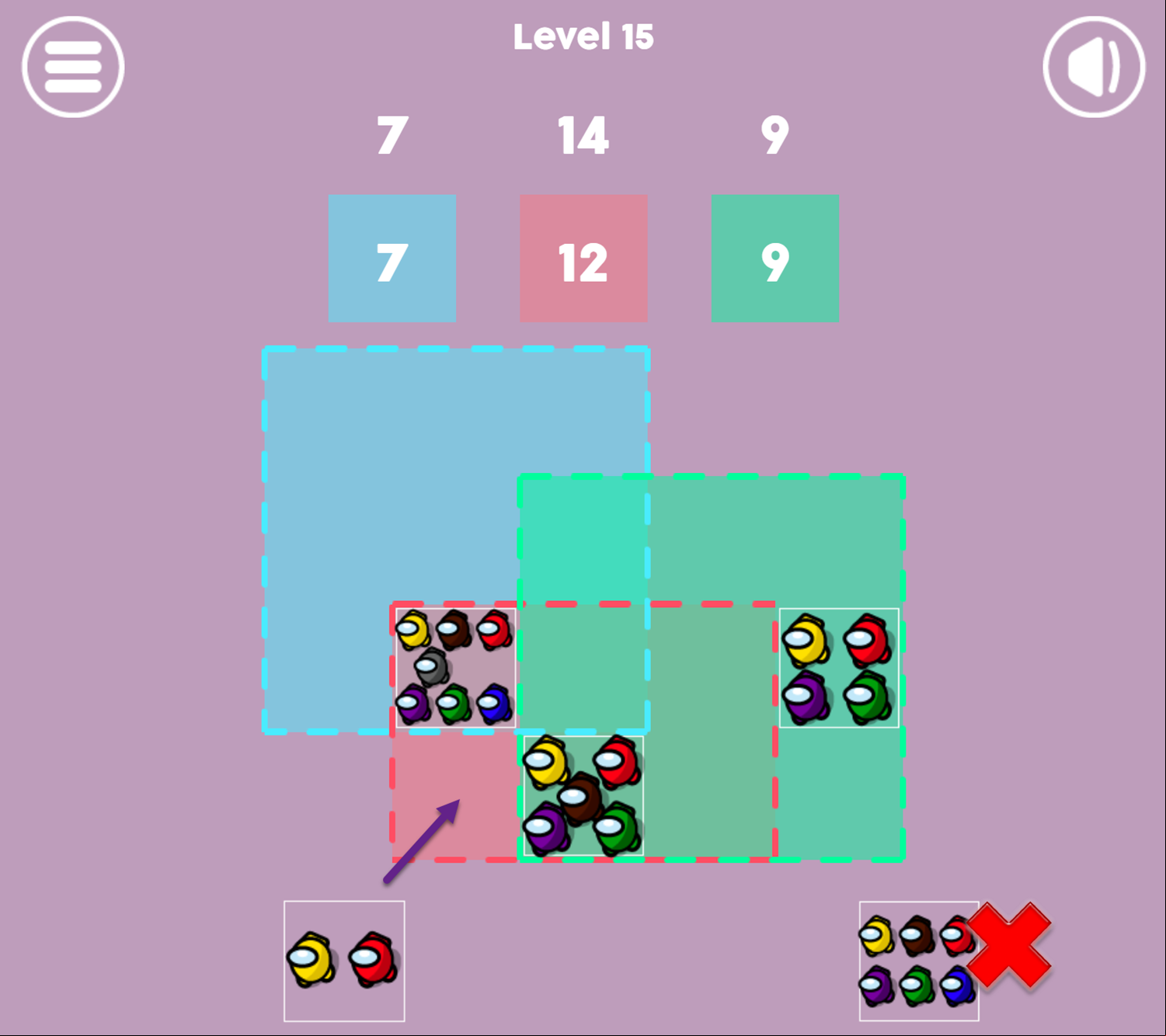 Sum Among Us Spare Piece Screenshot.