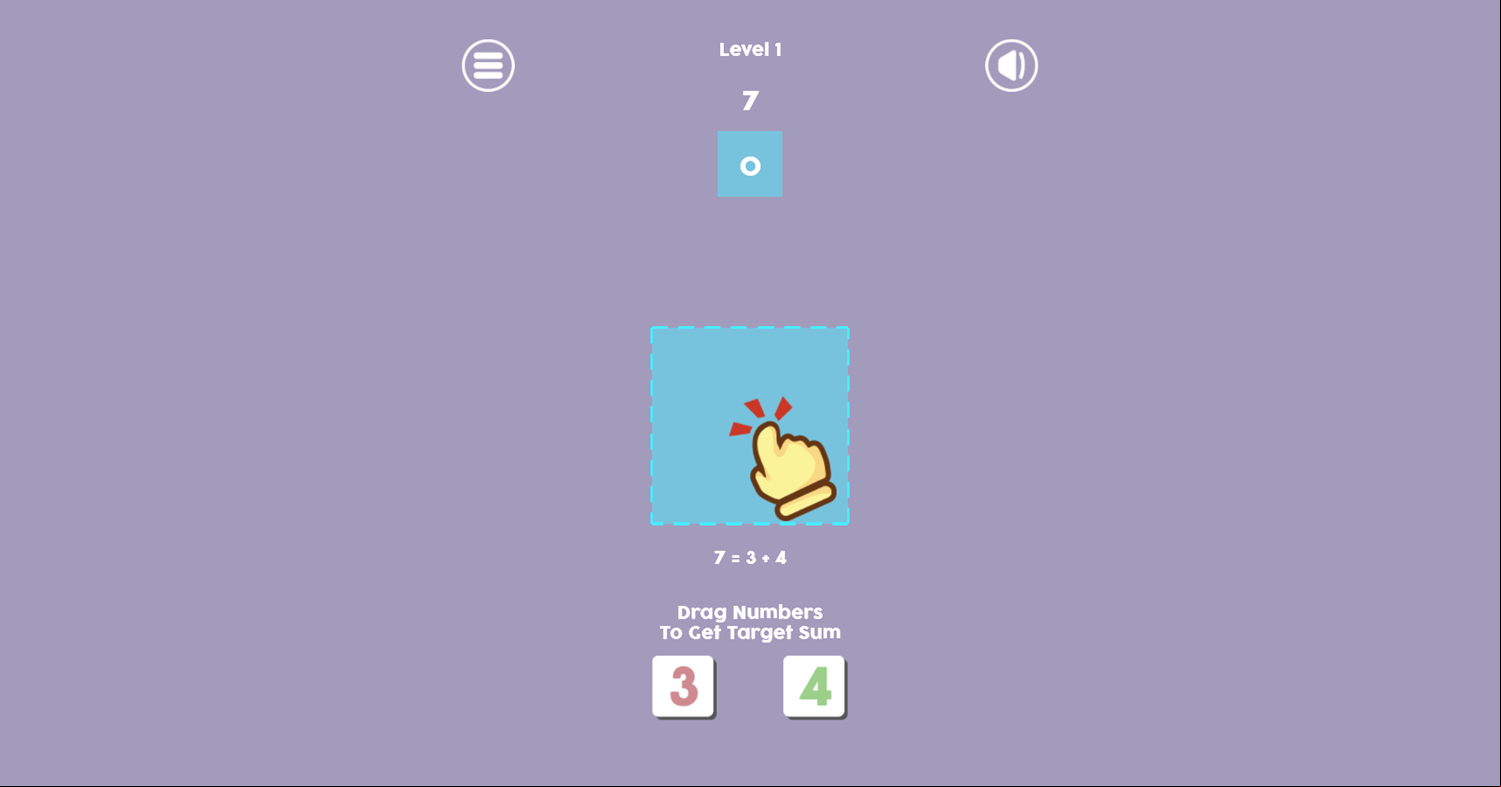 Sum Square Game How To Play Screenshot.