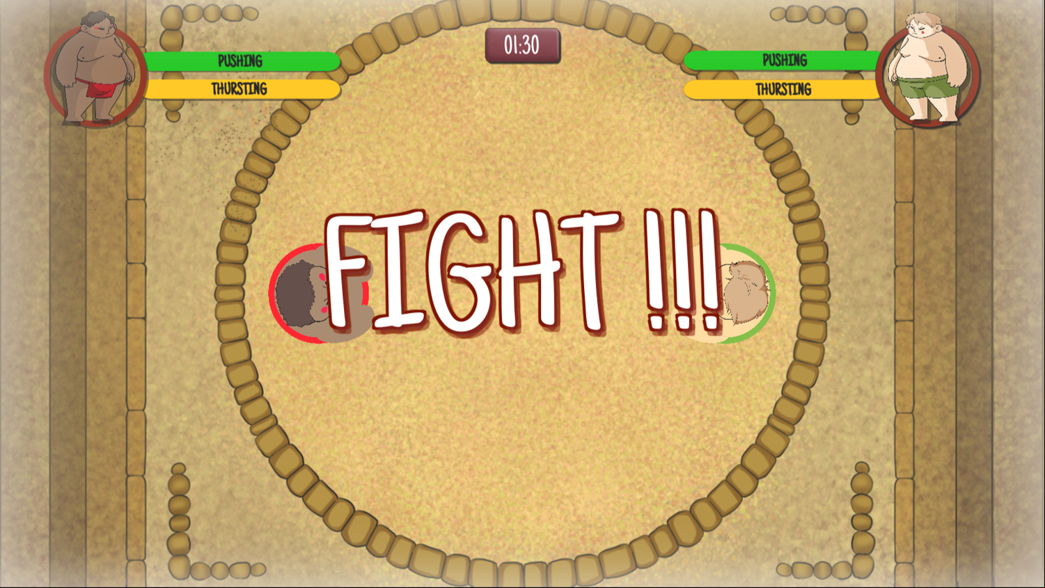 Super Yamo Game Start Screenshot.
