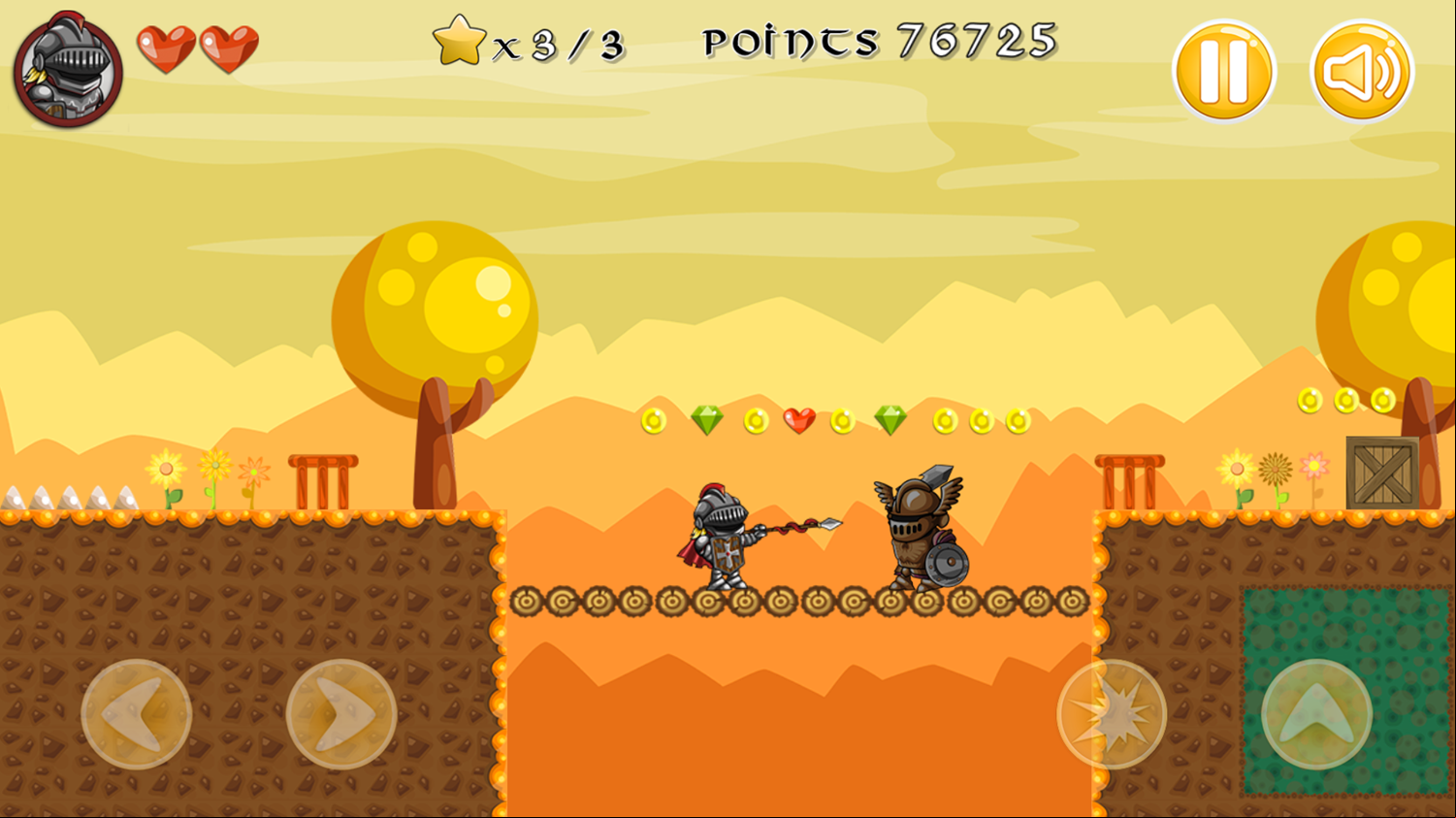 Super Knight Game Next Level Screenshot.