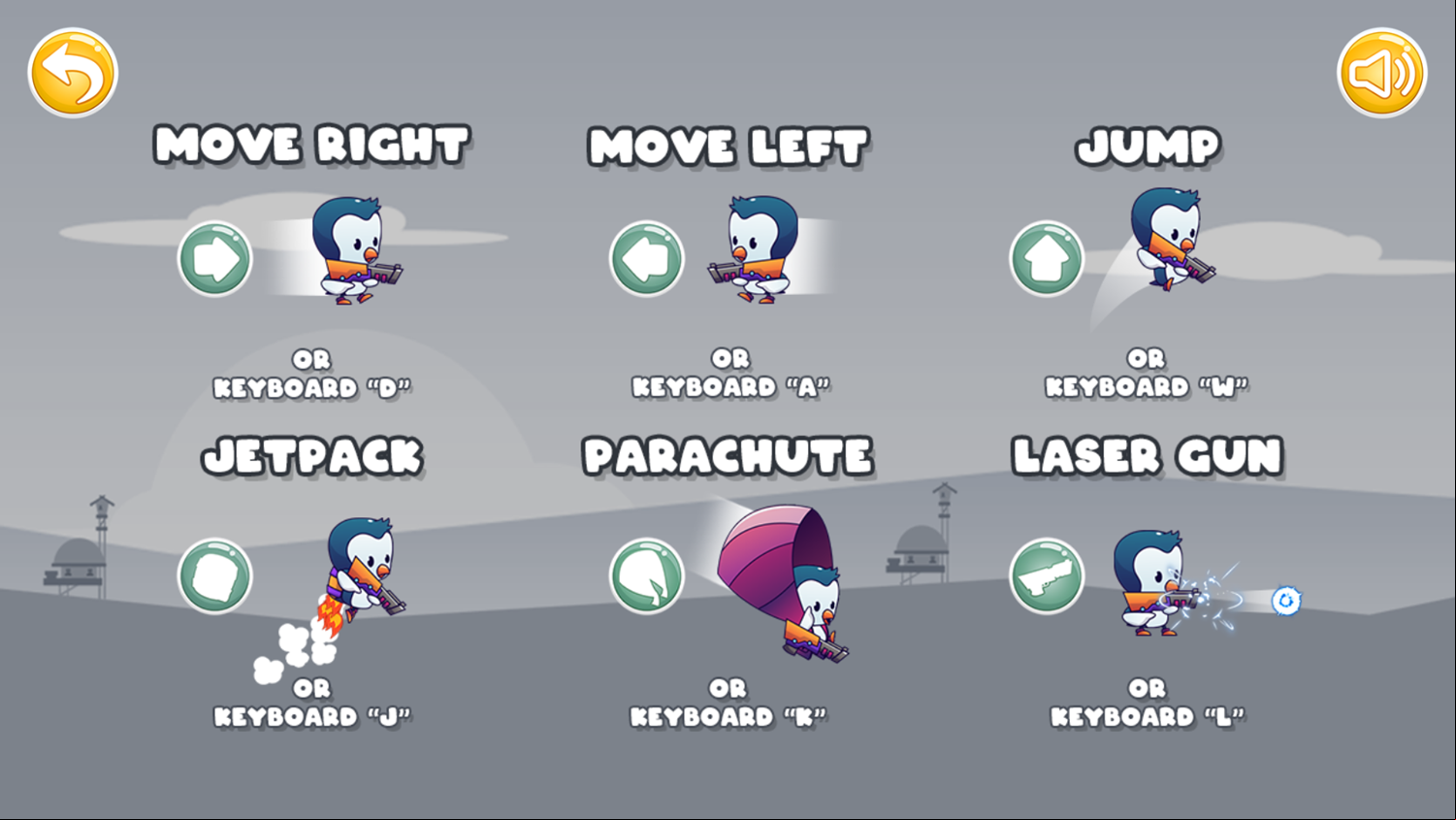 Super Penguboy Game How To Play Screenshot.