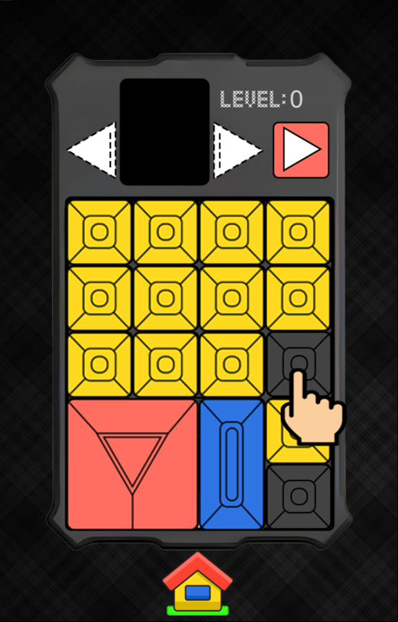 Super Sliding Puzzle Game Level Play Screenshot.