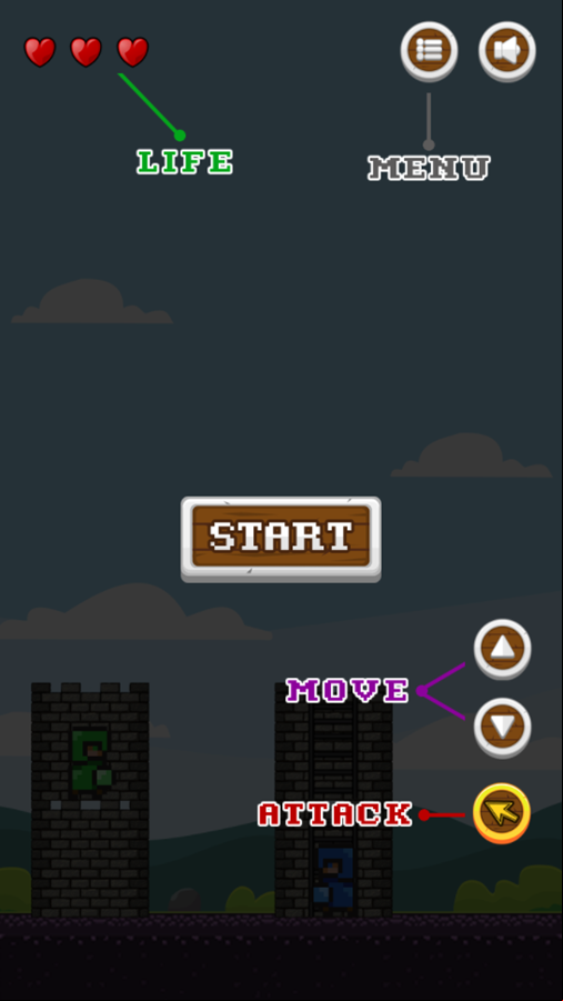 Super Tower War Game How To Play Screenshot.