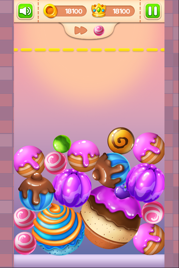 Sweet Merge Game Screenshot.