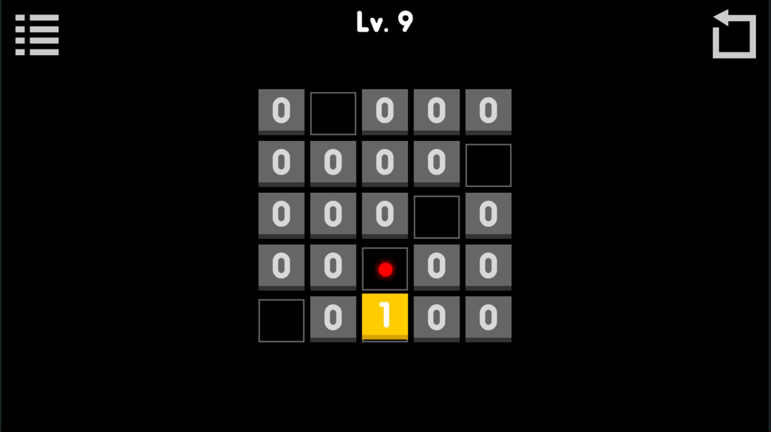 Swift Numbers Game Beating a Level Screenshot.