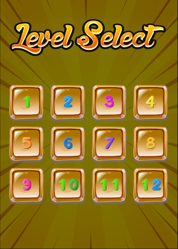 Swipescape Level Select Screenshot.
