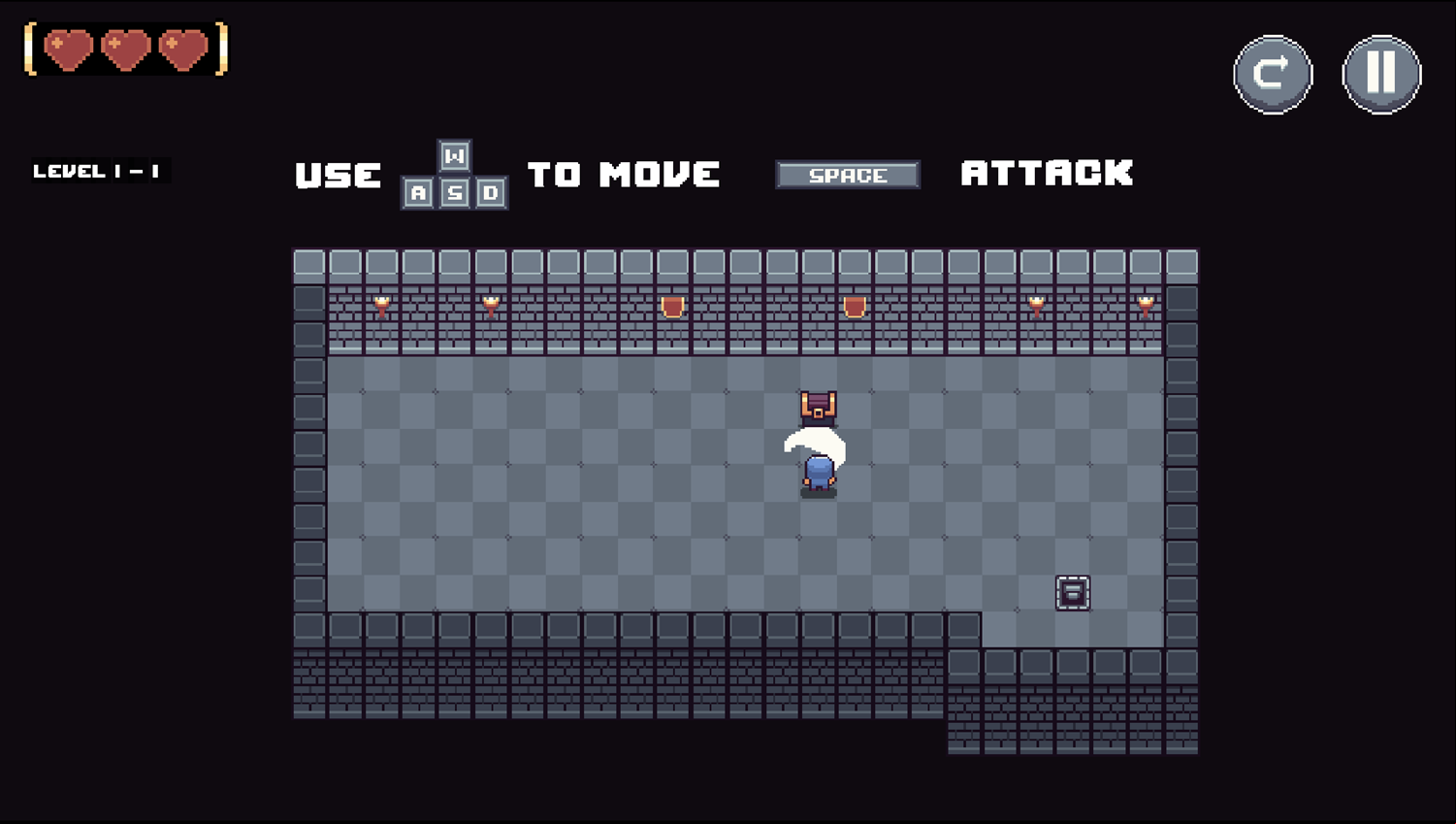 Sword Knight Game Level Play Screenshot.