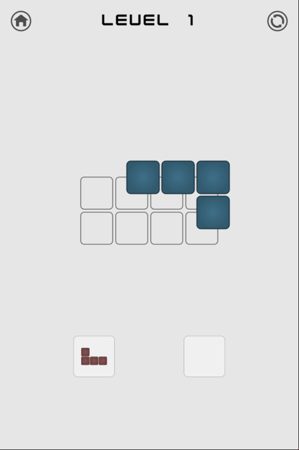 Tangram Blocks Level Play Screenshot.