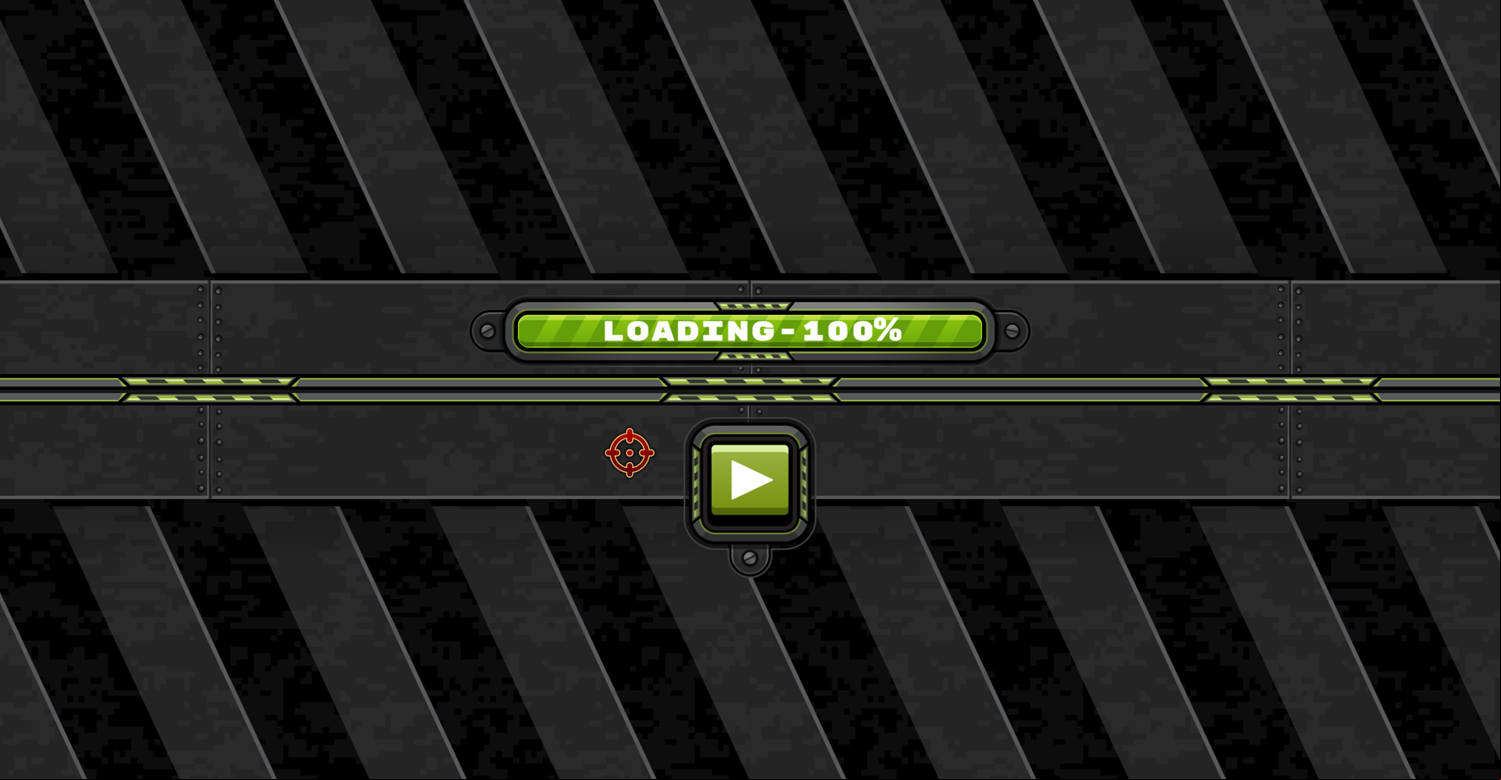 Tank Wars Game Welcome Screenshot.