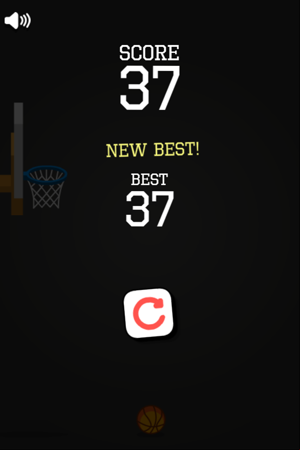 Tap Tap Shots Game Best Score Screenshot.