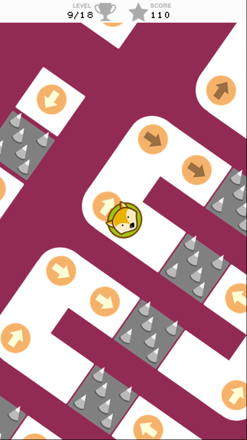 Tap Touch Run Game Level Challenge Screenshot.