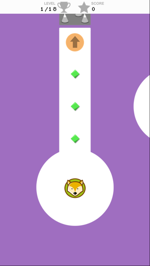 Tap Touch Run Game Level Start Screenshot.