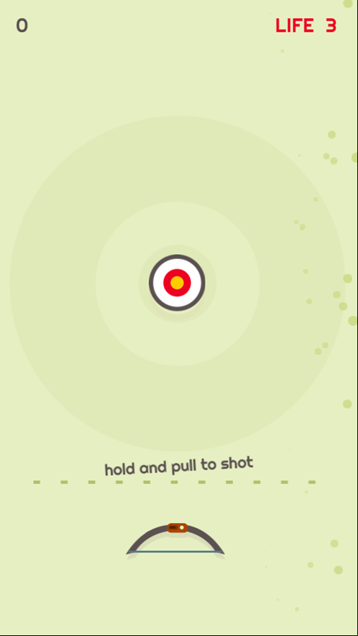 Targets Attack Game Start Screenshot.