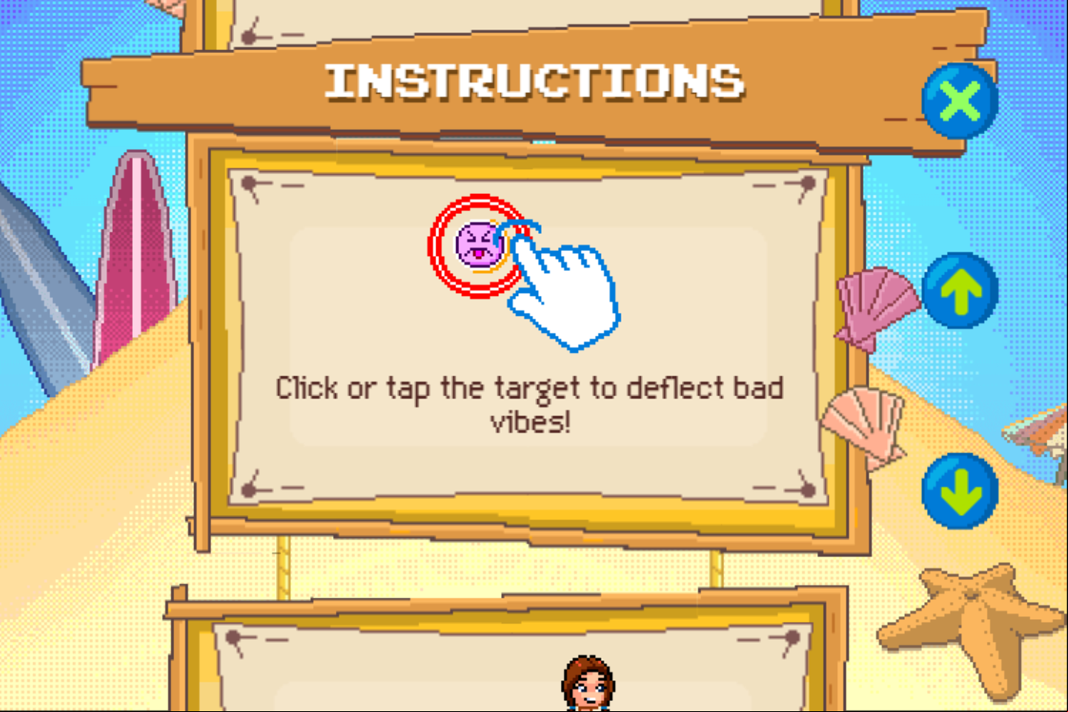 Teen Beach 2 Beach Bop Adventure Game Extra Tips Screenshot.