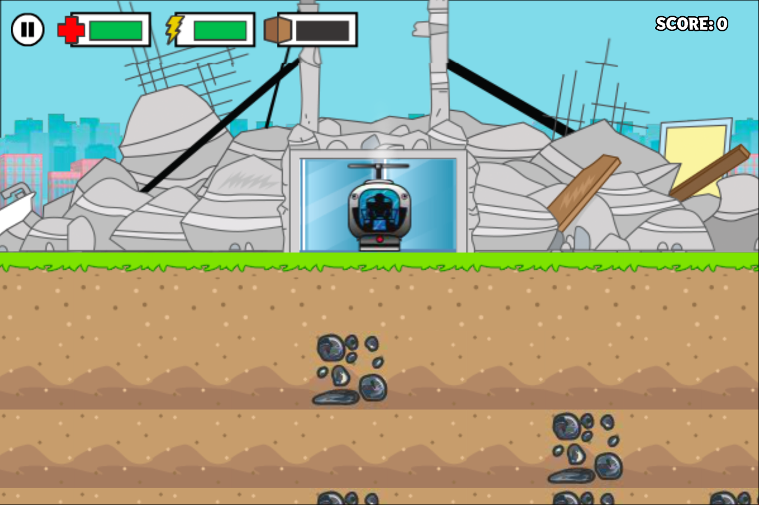 Teen Titans Go Drillionaire Game Start Screenshot.