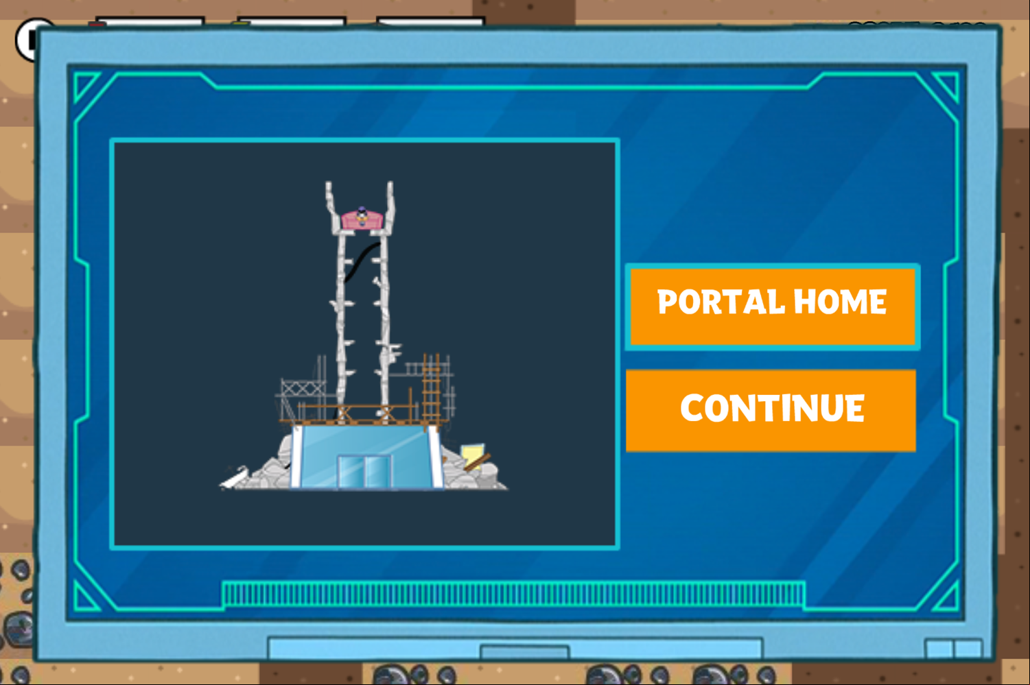 Teen Titans Go Drillionaire Game Portal Home Screenshot.