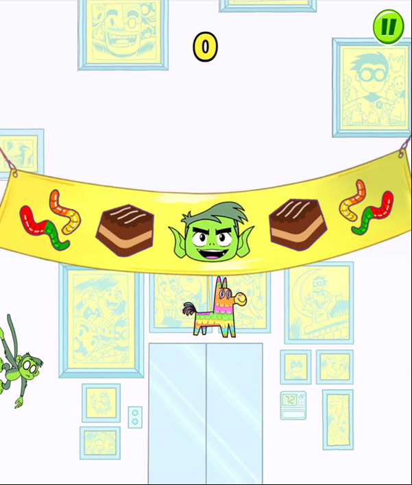 Teen Titans Go Game Screenshot.