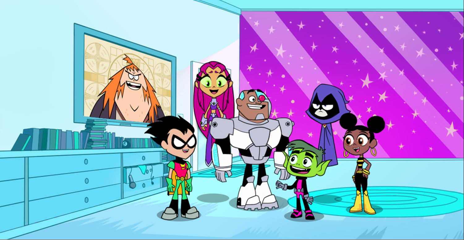 Teen Titans Go Zapping Run Game Preview Screenshot.